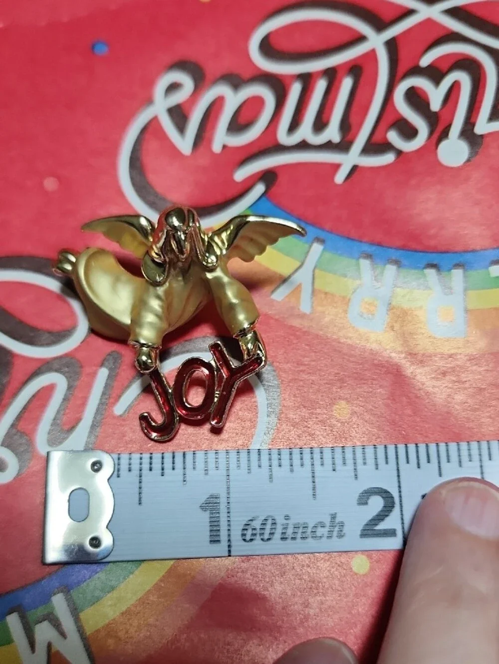 Gigi Giusti Gold Angel 'Joy' Brooch